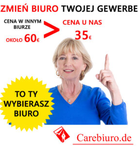 Gewerbe bez zameldowania w carebiuro.de